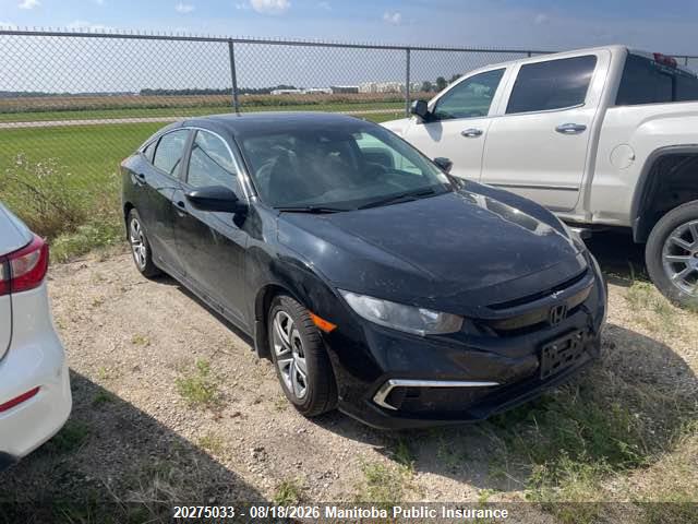 Aukcja sprzedaży 2019 Honda Civic Lx, vin: 2HGFC2F51KH005658, numer aukcji: 20275033