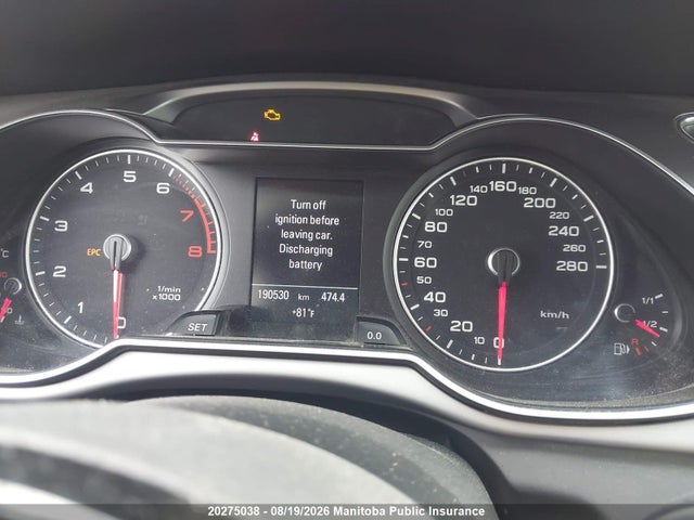 Aukcja sprzedaży 2013 Audi A4 2.0t Quattro, vin: WAUHFCFL7DN039842, numer aukcji: 20275038