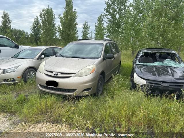 20275039 :رقم المزاد ، 5TDZA23C96S436177 vin ، 2006 Toyota Sienna Le V6 Le V6 مزاد بيع