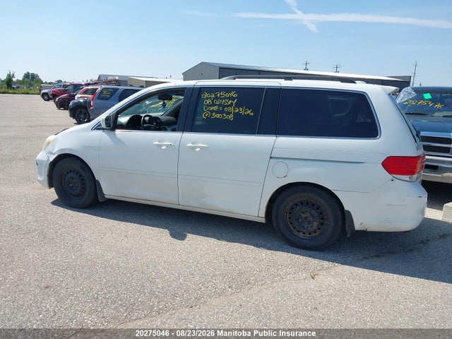 20275046 :رقم المزاد ، 5FNRL38698B500308 vin ، 2008 Honda Odyssey Ex-l مزاد بيع