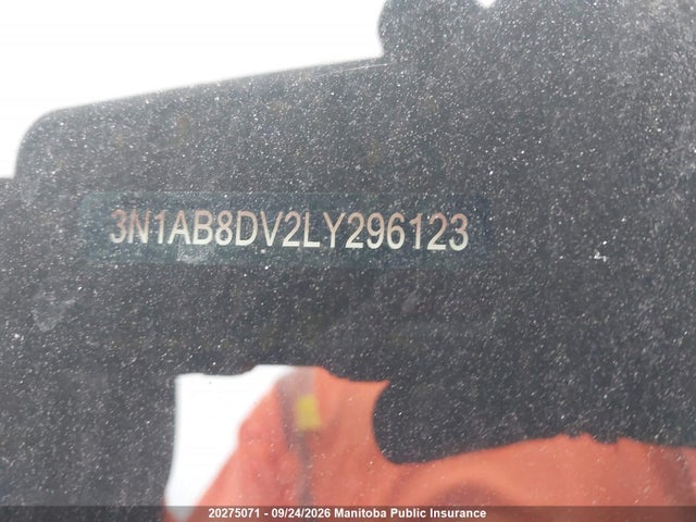 Aukcja sprzedaży 2020 Nissan Sentra 2.0 Sr, vin: 3N1AB8DV2LY296123, numer aukcji: 20275071