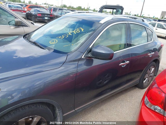 20275084 :رقم المزاد ، JNKAJ09FX8M354989 vin ، 2008 Infiniti Ex35 مزاد بيع