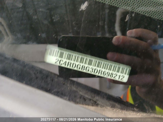 20275117 :رقم المزاد ، 2C4RDGBG3DR698212 vin ، 2013 Dodge Grand Caravan Se مزاد بيع