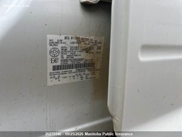 Продаж на аукціоні авто 2009 Ford Flex Limited, vin: 2FMEK63C79BA01422, номер лоту: 20275146