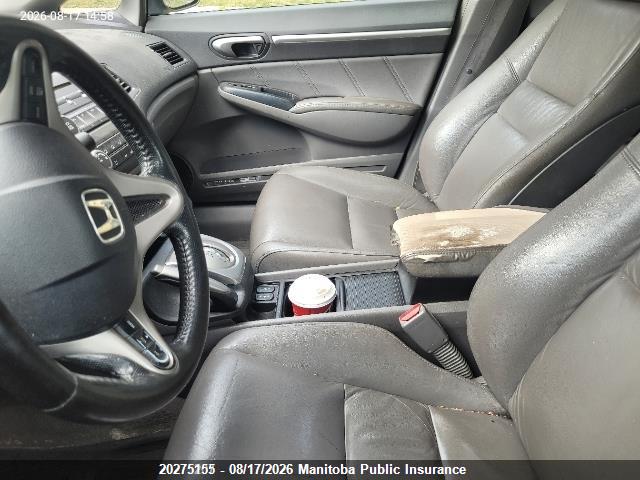 20275155 :رقم المزاد ، 2HGFA16069H021868 vin ، 2009 Honda Civic Ex مزاد بيع