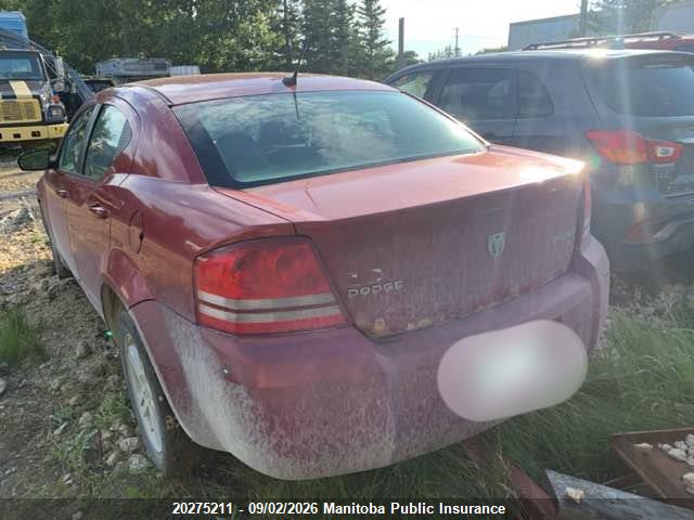 20275211 :رقم المزاد ، 1B3CC5FBXAN120551 vin ، 2010 Dodge Avenger Sxt مزاد بيع