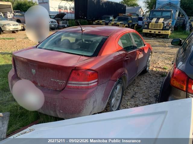 20275211 :رقم المزاد ، 1B3CC5FBXAN120551 vin ، 2010 Dodge Avenger Sxt مزاد بيع
