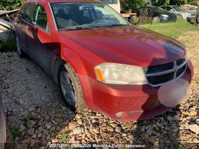 20275211 :رقم المزاد ، 1B3CC5FBXAN120551 vin ، 2010 Dodge Avenger Sxt مزاد بيع