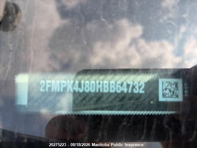 Продаж на аукціоні авто 2017 Ford Edge Sel, vin: 2FMPK4J80HBB64732, номер лоту: 20275223