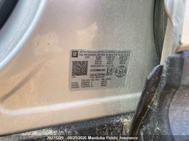 GMC Terrain Sle 2021 3GKALTEV9ML336731 Image 9