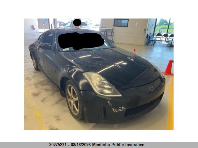2003 Nissan 350z მანქანა იყიდება აუქციონზე, vin: JN1AZ34EX3T100016, აუქციონის ნომერი: 20275231