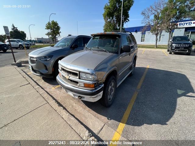Продаж на аукціоні авто 2004 Chevrolet Blazer Ls, vin: 1GNCT18X94K168586, номер лоту: 20275243