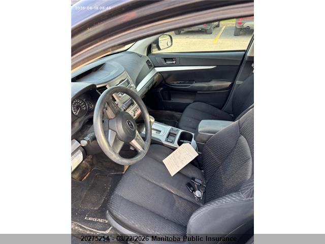 20275254 :رقم المزاد ، 4S3BMGB60B3252422 vin ، 2011 Subaru Legacy 2.5i مزاد بيع