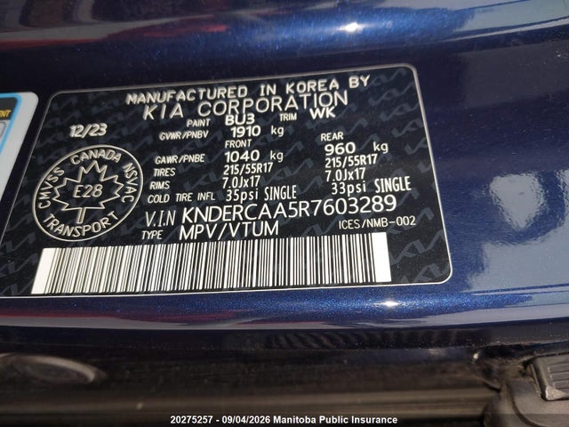 KIA Seltos Ex Premium 2024 KNDERCAA5R7603289 Image 9