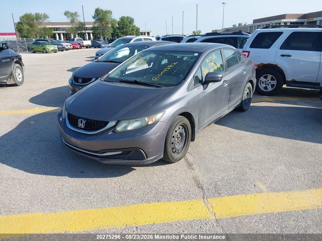 Honda Civic Lx 2014 2HGFB2F50EH004282 Image 2