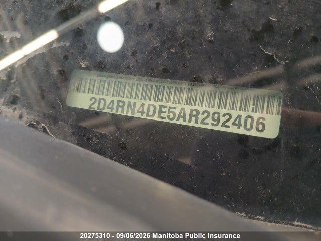 Aukcja sprzedaży 2010 Dodge Grand Caravan Se, vin: 2D4RN4DE5AR292406, numer aukcji: 20275310