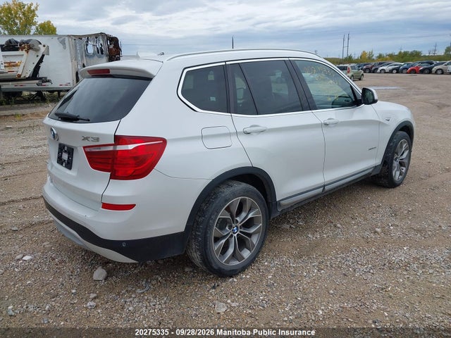2016 Bmw X3 28i მანქანა იყიდება აუქციონზე, vin: 5UXWX9C52G0D70170, აუქციონის ნომერი: 20275335