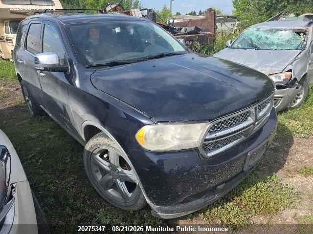 20275347 :رقم المزاد ، 1D4SE5GT4BC699869 vin ، 2011 Dodge Durango Citadel مزاد بيع