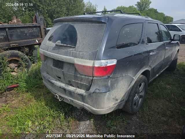 20275347 :رقم المزاد ، 1D4SE5GT4BC699869 vin ، 2011 Dodge Durango Citadel مزاد بيع