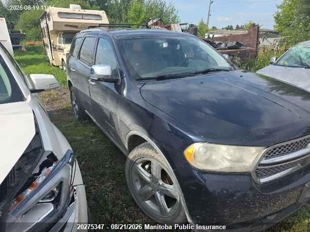 20275347 :رقم المزاد ، 1D4SE5GT4BC699869 vin ، 2011 Dodge Durango Citadel مزاد بيع