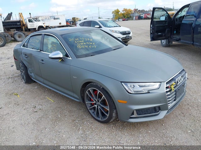 Aukcja sprzedaży 2018 Audi S4 3.0t Quattro, vin: WAUC4AF47JA106679, numer aukcji: 20275348