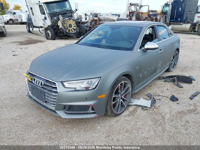 Aukcja sprzedaży 2018 Audi S4 3.0t Quattro, vin: WAUC4AF47JA106679, numer aukcji: 20275348