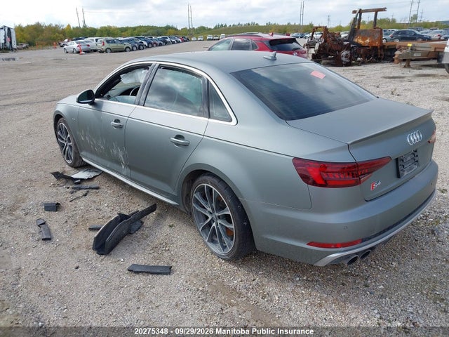 Aukcja sprzedaży 2018 Audi S4 3.0t Quattro, vin: WAUC4AF47JA106679, numer aukcji: 20275348
