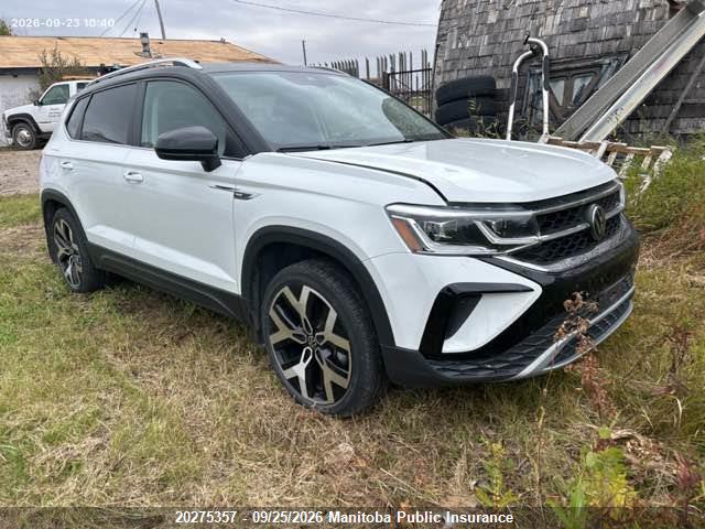 Продажа на аукционе авто 2023 Volkswagen Taos Highline 1.5 Tsi, vin: 3VV2X7B22PM343641, номер лота: 20275357