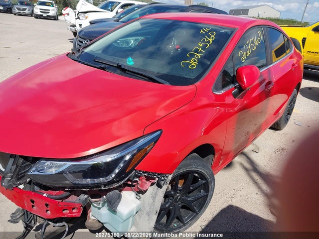 3G1BE5SM9GS601006 Chevrolet Cruze Lt Turbo