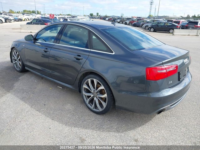 Auction sale of the 2013 Audi A6 3.0t Quattro, vin: WAUJGCFC2DN100089, lot number: 20275427