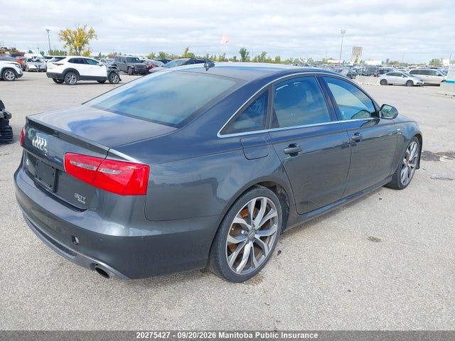 Auction sale of the 2013 Audi A6 3.0t Quattro, vin: WAUJGCFC2DN100089, lot number: 20275427