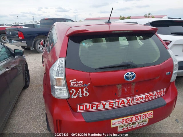 2013 Toyota Prius V მანქანა იყიდება აუქციონზე, vin: JTDZN3EU7D3256310, აუქციონის ნომერი: 20275435