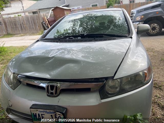 20275437 :رقم المزاد ، 2HGFA16807H026373 vin ، 2007 Honda Civic Ex مزاد بيع
