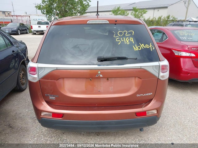 20275484 :رقم المزاد ، JA4AZ2A39EZ605422 vin ، 2014 Mitsubishi Outlander Es مزاد بيع