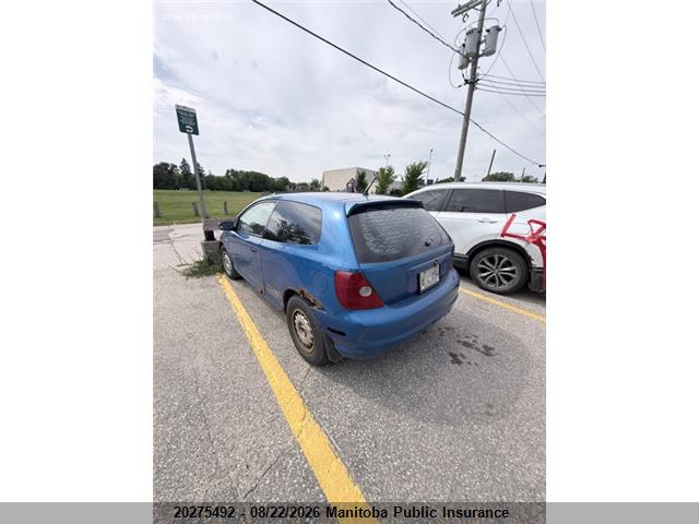20275492 :رقم المزاد ، SHHEP33543U700117 vin ، 2003 Honda Civic Sir مزاد بيع