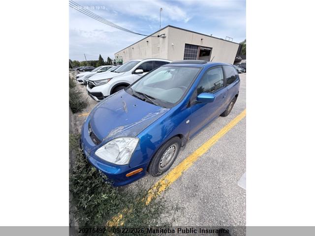 20275492 :رقم المزاد ، SHHEP33543U700117 vin ، 2003 Honda Civic Sir مزاد بيع