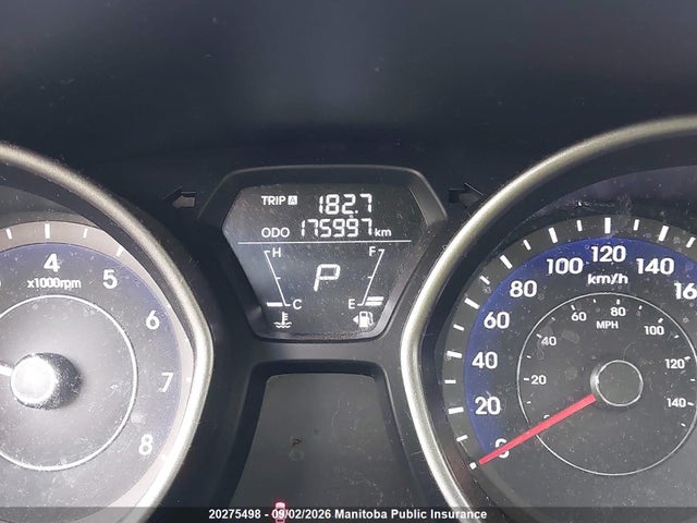 2013 Hyundai Elantra Gl მანქანა იყიდება აუქციონზე, vin: 5NPDH4AE9DH225389, აუქციონის ნომერი: 20275498