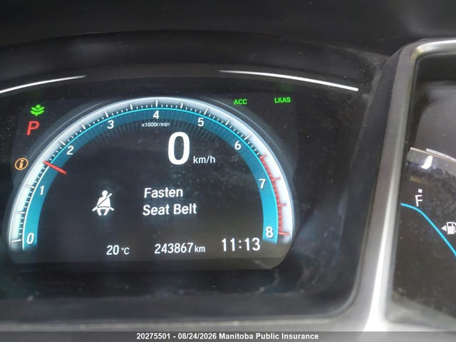 2HGFC1F9XGH115225 Honda Civic Touring