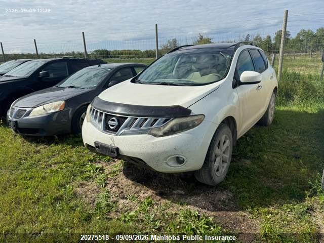 Продаж на аукціоні авто 2009 Nissan Murano Sl, vin: JN8AZ18W69W151772, номер лоту: 20275518