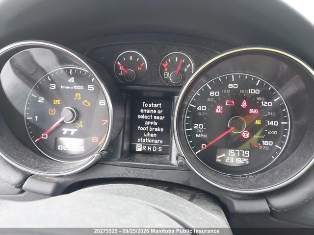 Продажа на аукционе авто 2009 Audi Tt 2.0t, vin: TRUJF38J491003207, номер лота: 20275525