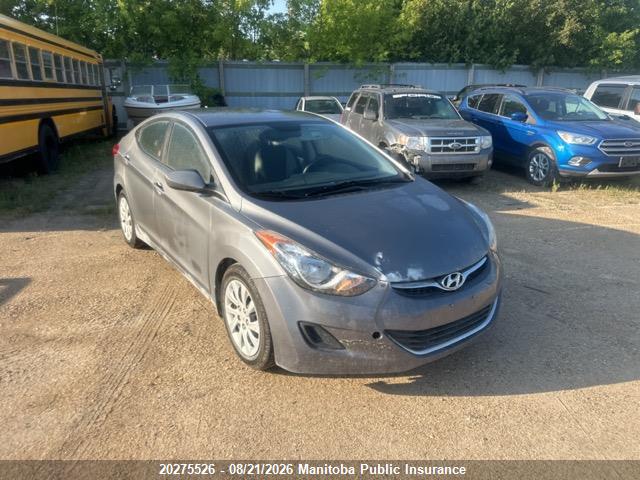 2012 Hyundai Elantra Gl მანქანა იყიდება აუქციონზე, vin: 5NPDH4AE6CH078916, აუქციონის ნომერი: 20275526