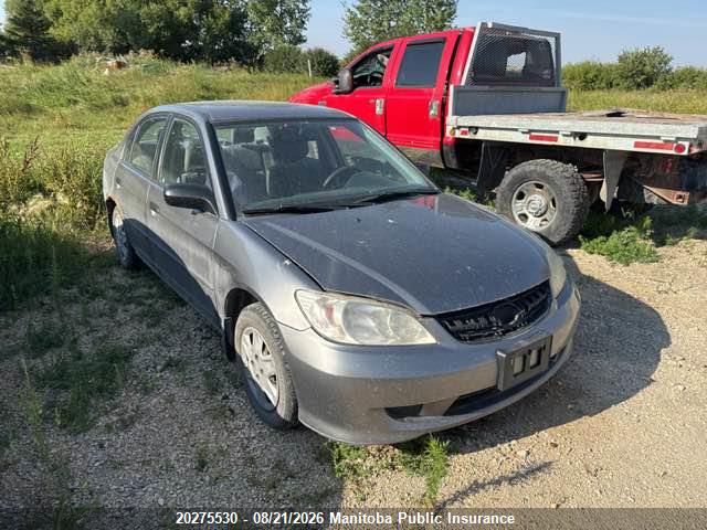 Aukcja sprzedaży 2004 Honda Civic Dx, vin: 2HGES16314H937255, numer aukcji: 20275530