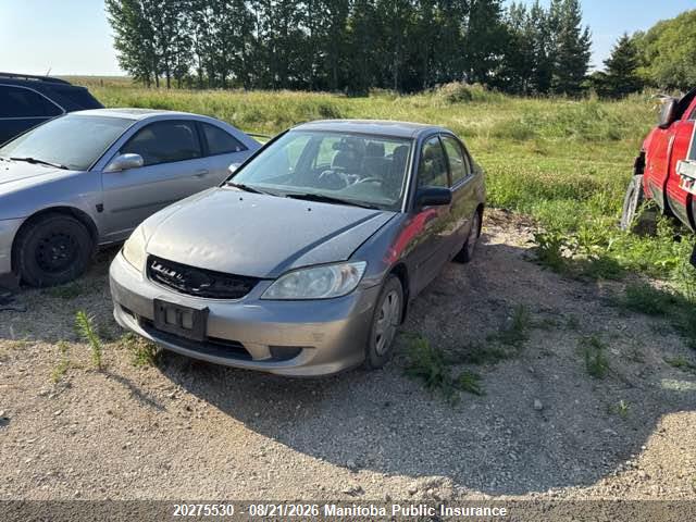 20275530 :رقم المزاد ، 2HGES16314H937255 vin ، 2004 Honda Civic Dx مزاد بيع