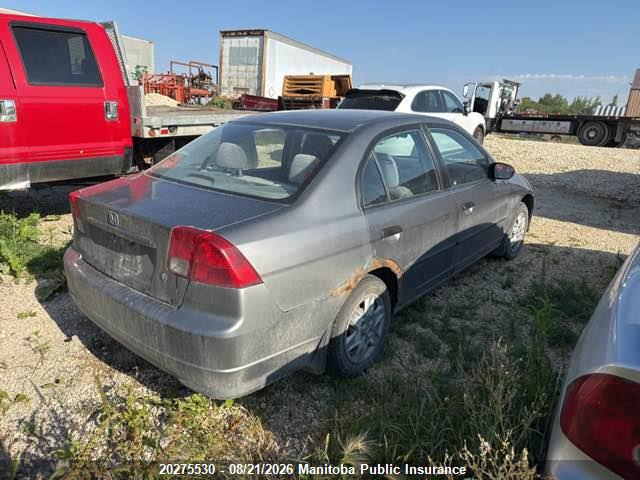 20275530 :رقم المزاد ، 2HGES16314H937255 vin ، 2004 Honda Civic Dx مزاد بيع