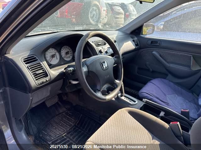 20275530 :رقم المزاد ، 2HGES16314H937255 vin ، 2004 Honda Civic Dx مزاد بيع