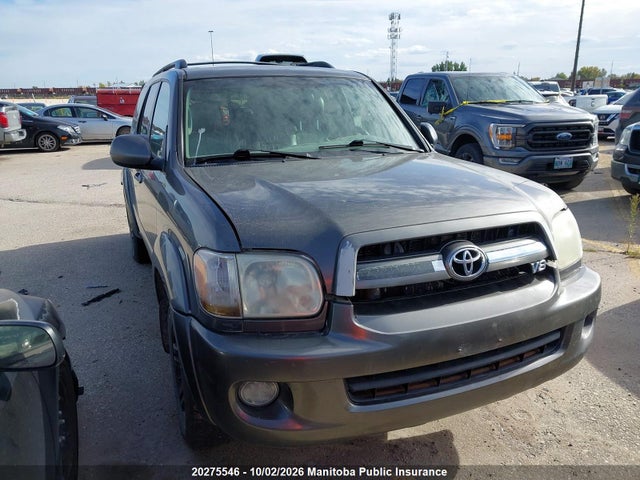2005 Toyota Sequoia Limited მანქანა იყიდება აუქციონზე, vin: 5TDBT48A75S234435, აუქციონის ნომერი: 20275546