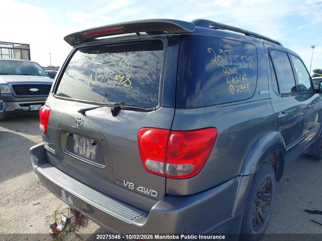 Продаж на аукціоні авто 2005 Toyota Sequoia Limited, vin: 5TDBT48A75S234435, номер лоту: 20275546