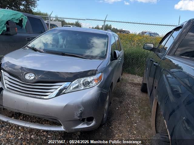 5TDKK3DC4FS588225 Toyota Sienna Le V6 Le V6
