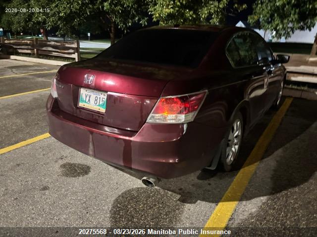 Aukcja sprzedaży 2008 Honda Accord Ex-l, vin: 1HGCP26898A800935, numer aukcji: 20275568