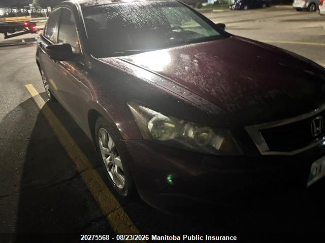 20275568 :رقم المزاد ، 1HGCP26898A800935 vin ، 2008 Honda Accord Ex-l مزاد بيع